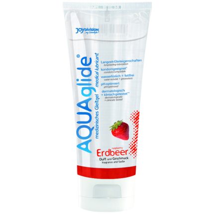 Aquaglide Erdbeer-Schmiermittel 100 ml - Größe ML