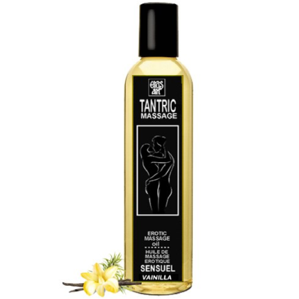EROS-ART - NATÜRLICHES TANTRISCHES MASSAGEÖL UND APHRODISIAKUM VANILLE 30 ML - Größe L
