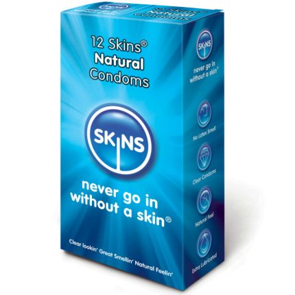 SKINS - CONDOM NATURAL PACK 12 - Größe 12