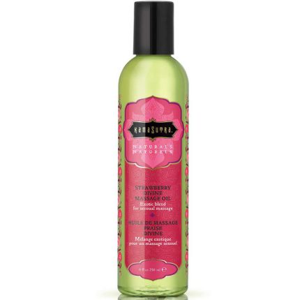 KAMASUTRA - NATURALS GÖTTLICHES ERDBEERMASSAGEÖL 236ML - Größe L