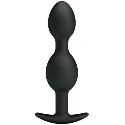 Silikon Analkugeln 12.5 cm Schwarz - Größe 12