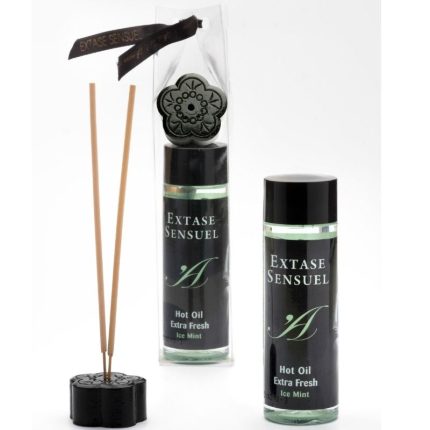 EXTASE SENSUAL - MASSAGEÖL MIT EXTRA FRISCHEM EIS EFFEKT 100 ML - Größe L