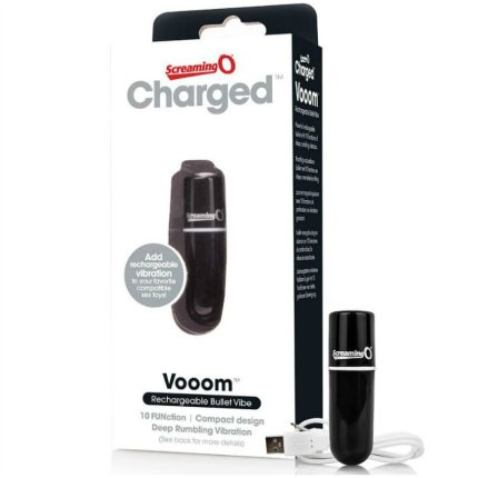 SCREAMING O - WIEAUFLADBARE VIBRIERBULLET VOOOM SCHWARZ