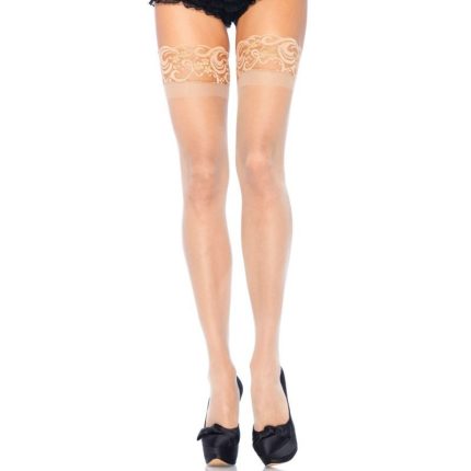 Plus Size Transparentes Staub-Up Beige - Größe S