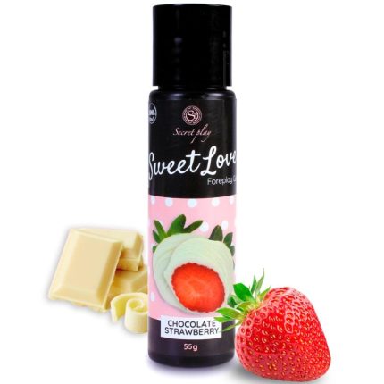 Gel Sweet Love Erdbeere und Weisse Schokolade 60 ml - Größe ML