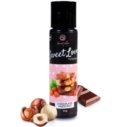 SECRETPLAY - GEL SWEET LOVE SCHOKOLADE MIT HASELNUSS 60 ML - Größe ML