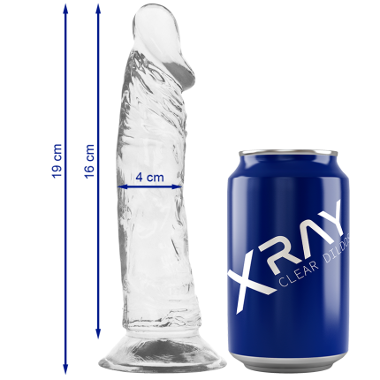 X RAY - KLARER HAHN 19 CM -O- 4 CM - Größe X