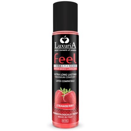 INTIMATELINE - LUXURIA FEEL SCHMIERMITTEL AUF WASSERBASIS ERDBEER 60 ML - Größe ML
