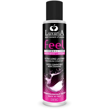 Luxuria Feel Anal-Schmiermittel auf Wasserbasis 150 ml - Größe ML