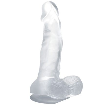 BAILE - REALISTISCHER DILDO MIT SAUGNAPF UND HODEN 16.7 CM TRANSPARENT - Größe 16