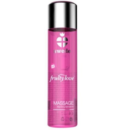 SWEDE - FRUITY LOVE MASSAGEÖL MIT WÄRMENDEM EFFEKT, ROSA GRAPEFRUIT MIT MANGO 60 ML - Größe L