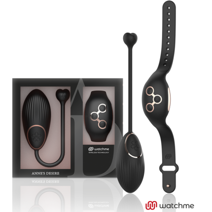ANNE'S DESIRE - EGG FERNBEDIENUNGSTECHNOLOGIE WATCHME SCHWARZ/GOLD - Größe S