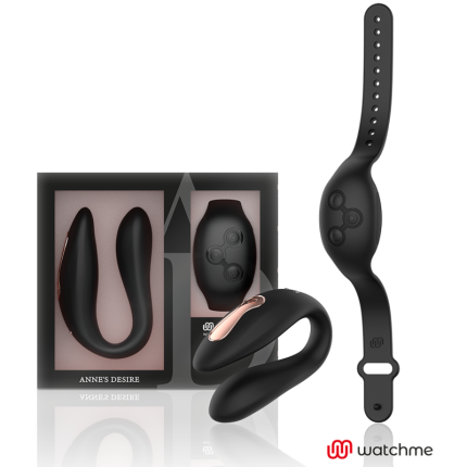ANNE'S DESIRE - DUAL PLEASURE TECNOLOG A WATCHME BLACK - Größe S