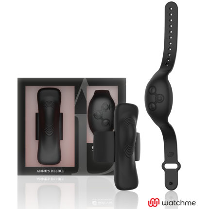 ANNE'S DESIRE - PANTY PLEASURE TECNOLOG A WATCHME BLACK - Größe S