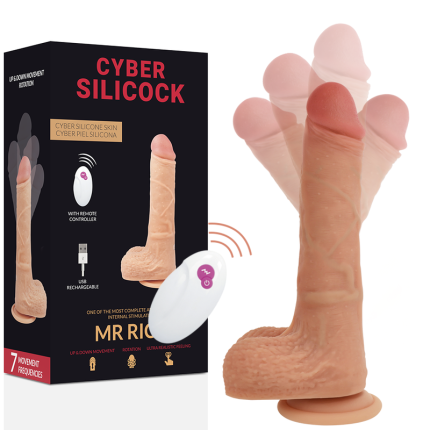 CYBER SILICOCK - FERNBEDIENUNG REALISTISCH MR RICK 20.9 CM -O- 4 CM - Größe 20